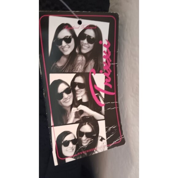 NWT! Black Lace Strapless Bandage Dress Jr 5 Semi Formal Party Costume Trixxi - Picture 10 of 12